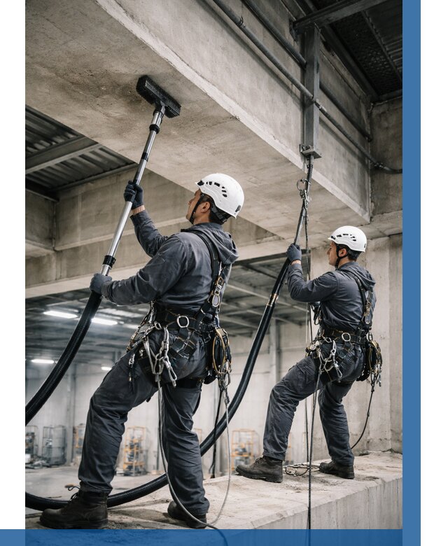 Обеспыливание потолочных конструкций в Губахе от 259 р. |ВЫСОТНИК-Гбх