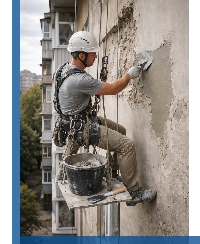 Восстановление фасадной штукатурки в Губахе с гарантией качества