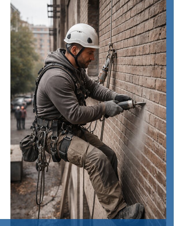 Расшивка кирпичных швов в Губахе от 622 р. | ВЫСОТНИК-Гбх