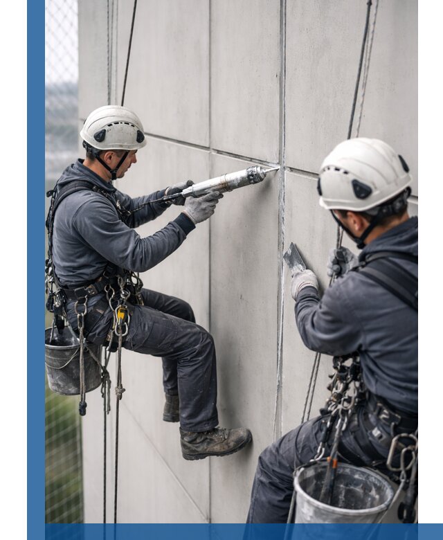 Первичная герметизация швов фасадов и кровель в Губахе