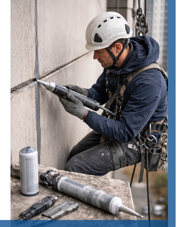 Вторичная герметизация швов в Губахе от 466 р. | ВЫСОТНИК-Гбх