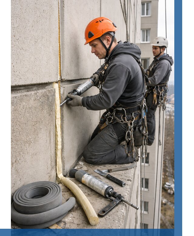 Теплый шов межпанельные швы в Губахе от 726 р. | ВЫСОТНИК-Гбх