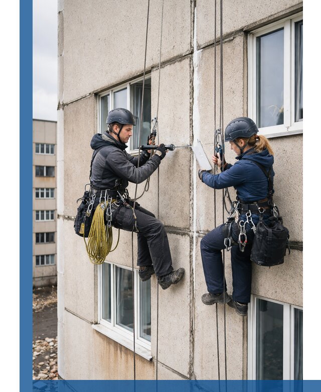 Герметизация межпанельных швов тёплым швом в Губахе