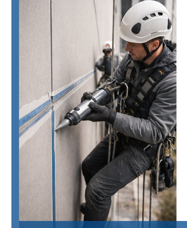 Герметизация стыков фасадных панелей в Губахе качественно и быстро