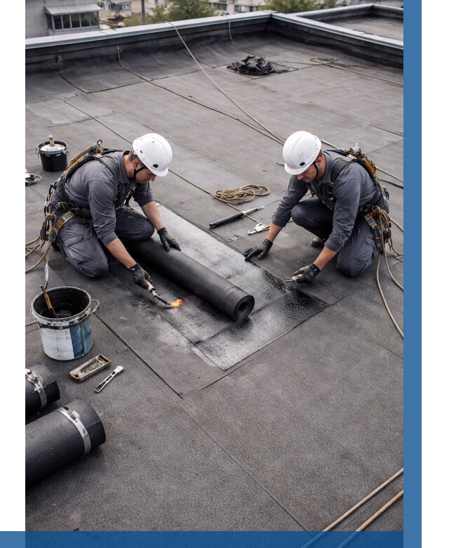 Ремонт мягкой кровли под ключ в Губахе от 726 р. | ВЫСОТНИК-Гбх