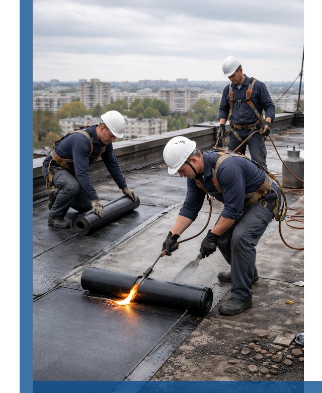 Ремонт наплавляемой кровли в Губахе качественно и надежно
