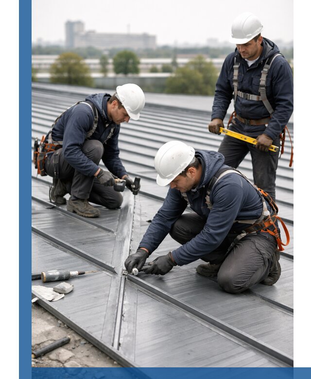 Ремонт фальцевой кровли в Губахе срочно и качественно