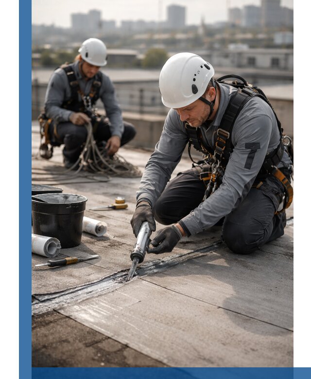 Аварийное и капитальное устранение протечек кровли в Губахе