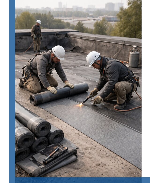 Монтаж мягкой кровли в Губахе профессионально и надежно