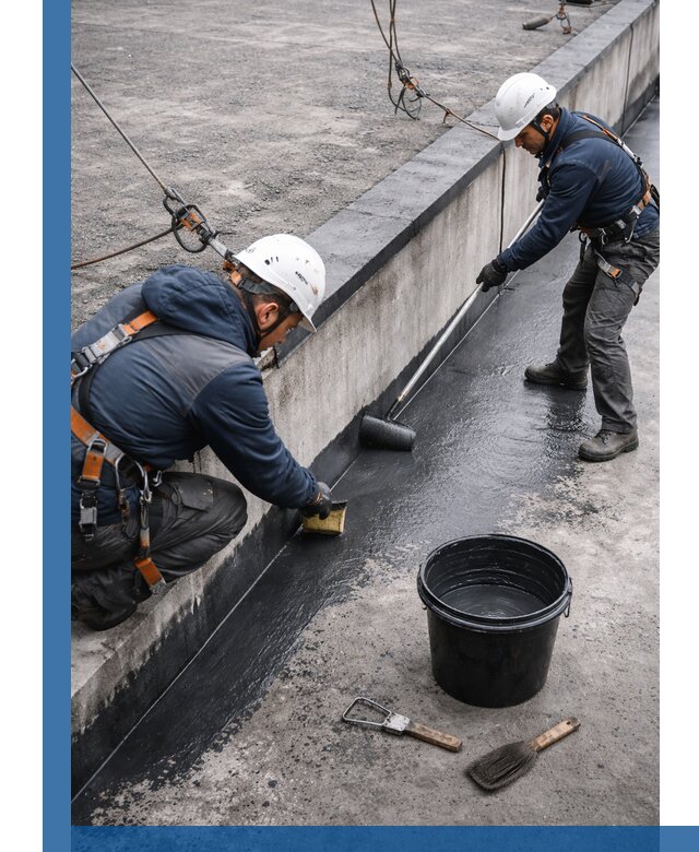 Гидроизоляция кровли жидкой резиной профессионально в Губахе