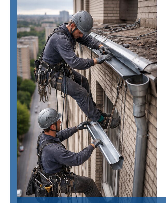 Ремонт водосточных желобов в Губахе, быстро и качественно