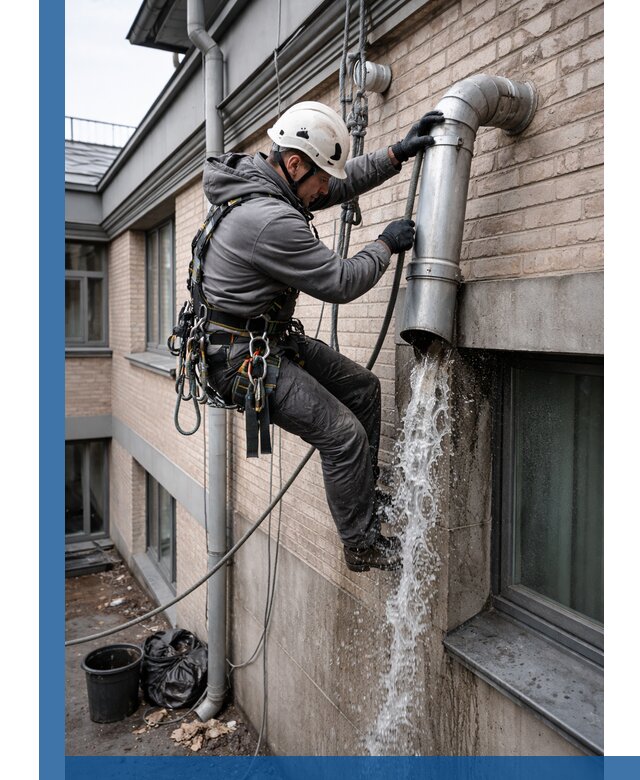 Профессиональная прочистка водосточных труб в Губахе с гарантией