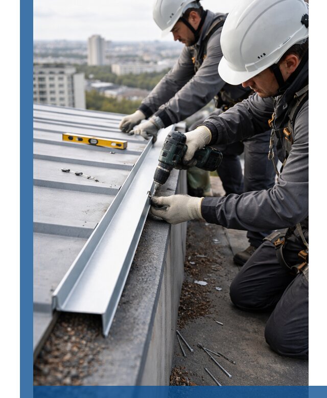 Монтаж капельника на кровле в Губахе с гарантией качества