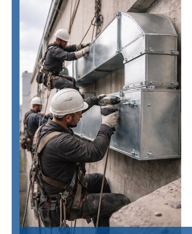 Профессиональный монтаж вентиляционных коробов в Губахе под ключ