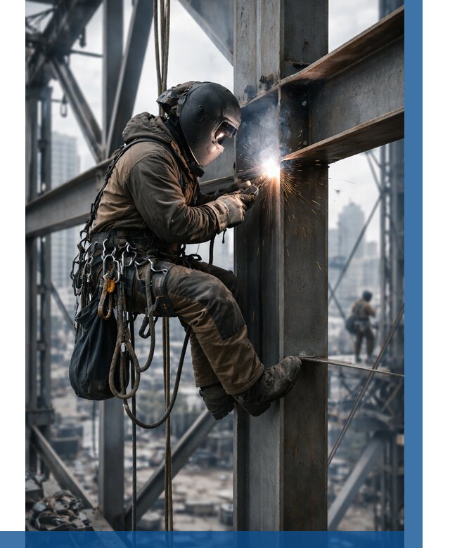 Высотные сварочные работы в Губахе от 3628 р. | ВЫСОТНИК-Гбх