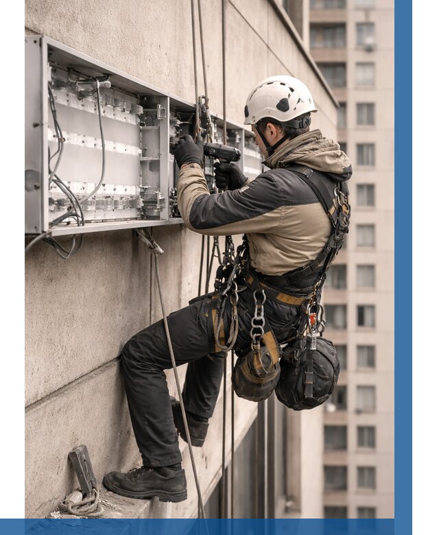 Ремонт вывески на высоте в Губахе от 4665 р. | ВЫСОТНИК-Гбх