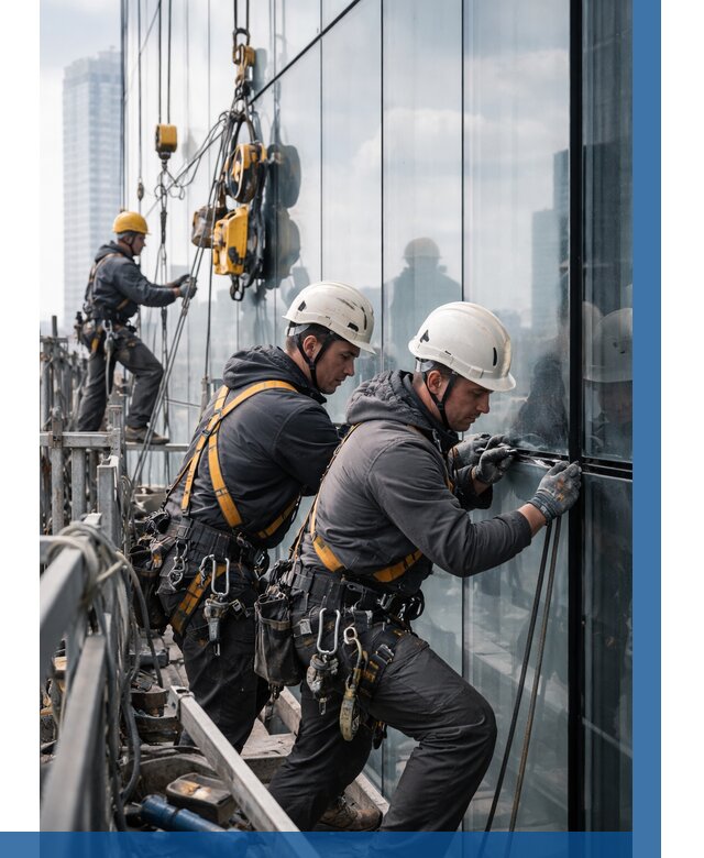 Структурное остекление фасадов в Губахе от 9848 р. | ВЫСОТНИК-Гбх