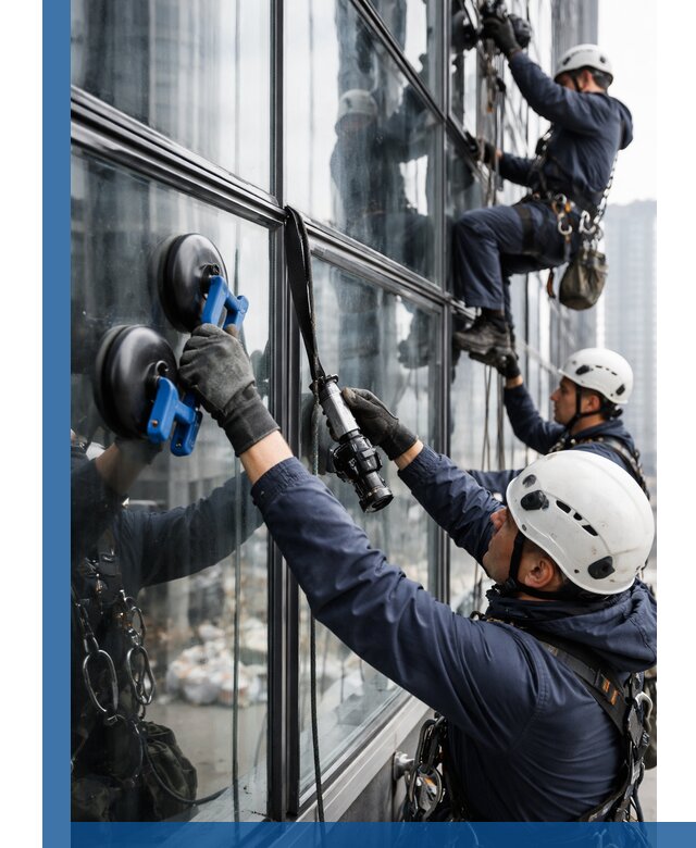 Радиусное остекление фасадов под ключ в Губахе с гарантиями