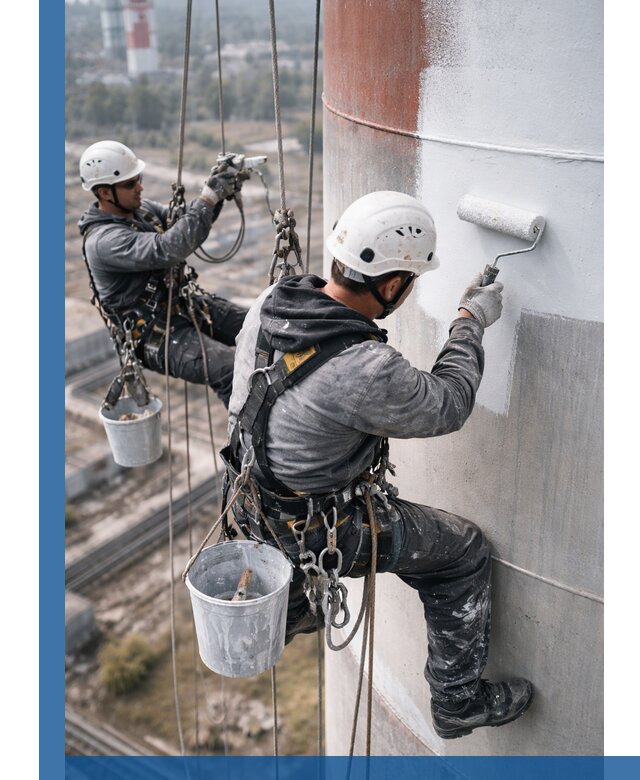 Покраска дымовых труб в Губахе: антикоррозийная защита и восстановление