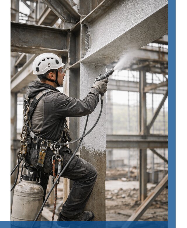 Огнезащита металлоконструкций от 777 р. | ВЫСОТНИК-Гбх в Губахе