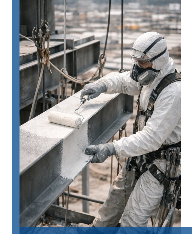 Профессиональная огнезащитная обработка металлоконструкций в Губахе