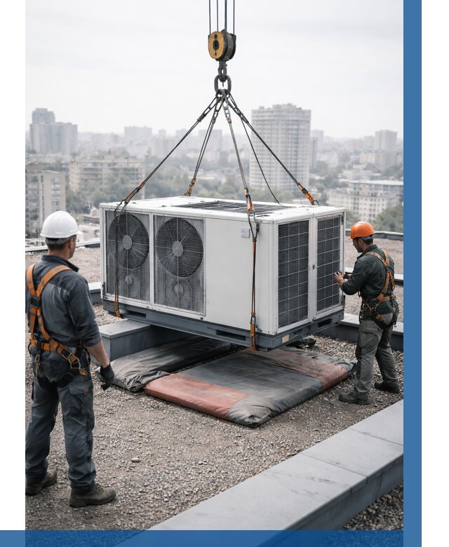 Подъем груза на крышу в Губахе от 5183 р. | ВЫСОТНИК-Гбх заказать