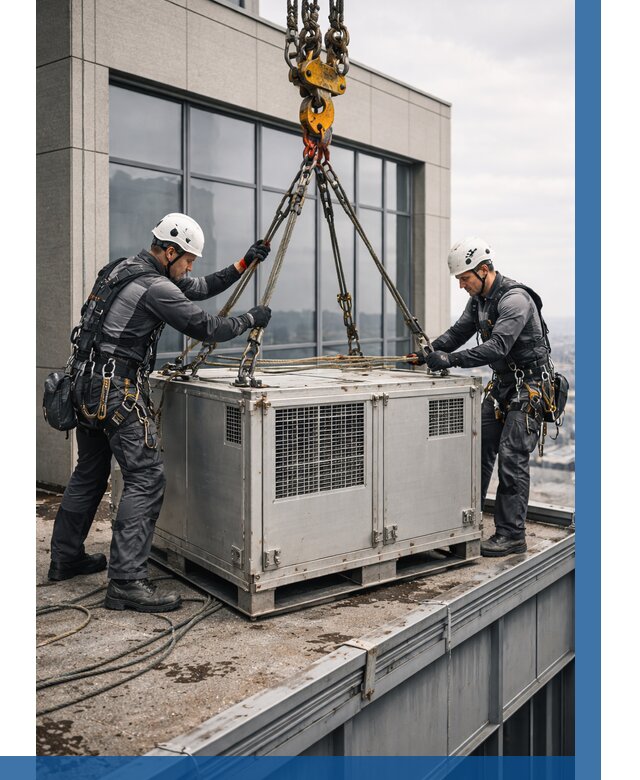 Такелажные работы на высоте в Губахе от 8293 р. | ВЫСОТНИК-Гбх