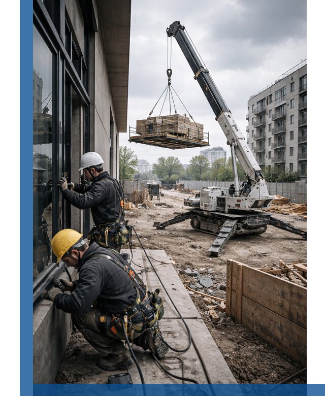 Аренда крана Пионер в Губахе для строительных работ