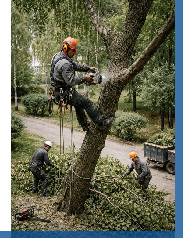 Кронирование деревьев в Губахе от 6738 р. | ВЫСОТНИК-Гбх