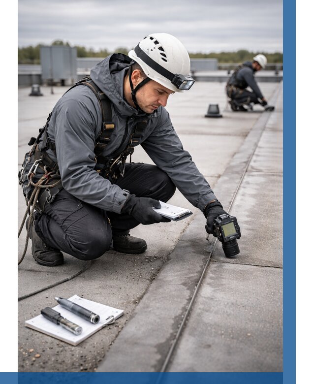 Обследование кровли на протечки в Губахе от 4665 р. | ВЫСОТНИК-Гбх