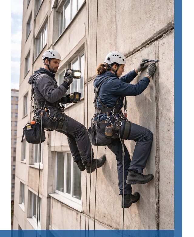 Обследование межпанельных швов в Губахе от 1866 р. | ВЫСОТНИК-Гбх