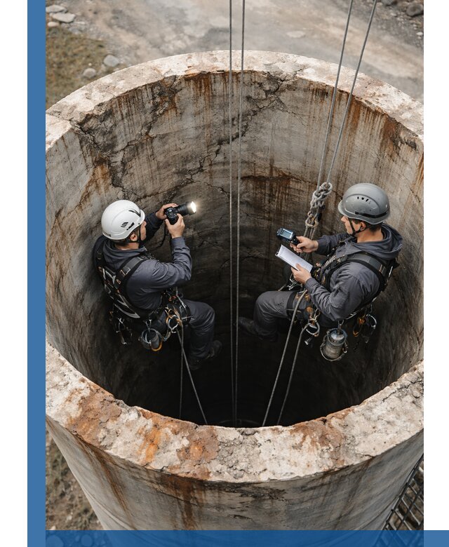 Обследование дымовой трубы: диагностика и оценка состояния в Губахе